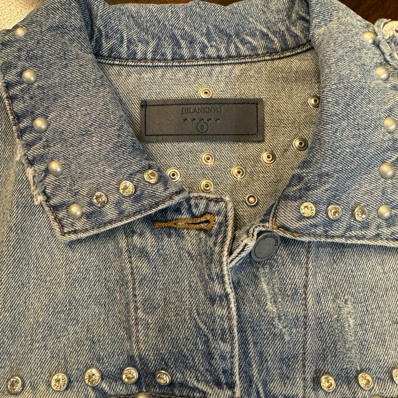 BlankNYC Distressed Denim Jacket - Picture 5 of 11